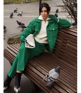 Брюки Simona Corselliani green